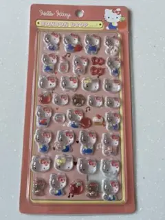 【新品未使用】ハローキティ 赤　ボンボンドロップシール