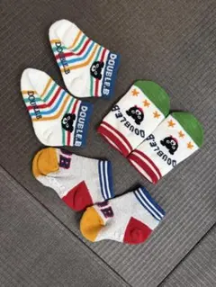 DOUBLE.B ベビー靴下 3足セット(11-13cm)