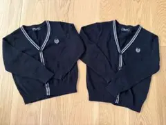 COMME CA ISM キッズ　黒カーディガン 2枚110 120 フォーマル