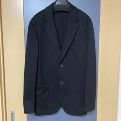 黒 テーラードジャケット シングル2つボタン　XS