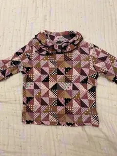 トップス misha & puff / tops 2Y Misha & Puff Crochet Trim Puff Top Picnic Confetti - Little French