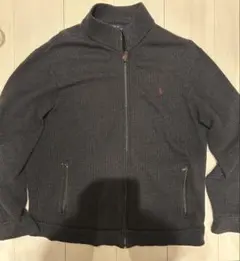 ラルフローレン　ブラックジップセーター