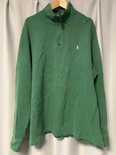 POLO Ralph Lauren ラルフローレン　ハーフジップニット　XL 緑