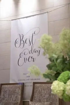 ウェディング タペストリー 結婚式 披露宴 メインテーブル