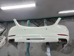 ベンツSクラスW223前期修正リアバンパーメッキモール右AMGライン