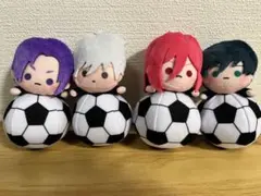 ブルーロック ぬいぐるみマスコット のりマス サッカーボール 4体セット