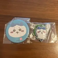 和紙風缶バッジ ハチワレ 東京駅限定　ちいかわ　キーホルダー