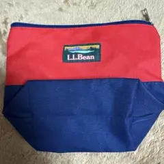 L.L.Bean ポーチ レッド×ネイビーのサムネイル
