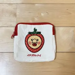 値下げ！こびとづかん　ガチャガチャ　イチゴクレナイ　スクエアポーチ