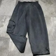 bonknow FREAKS スウェットパンツ フェード ワイドパンツ