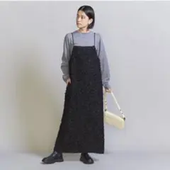 ビューティーアンドユース　フリンジキャミワンピース