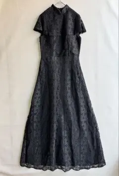 美品　レディース　ワンピース　ドレス　ブラック　オーダーメイド　ロング
