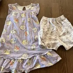 しまむら　リトシー　ワンピース　ショートパンツ