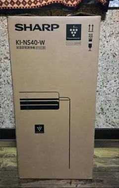【新品・未使用品】SHARP 加湿空気清浄機 KI-NS40-W 2021年製のサムネイル