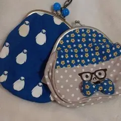 がまぐちポーチ２点セット