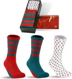 クリスマスソックス 3足セット ギフトボックス入り