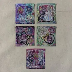 丸美屋　キミとアイドルプリキュア　シール　5枚セット