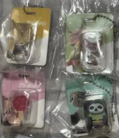 ズートピア　ブリスターチャームコレクション　セミコンプ　4点①