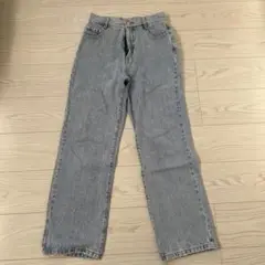 PAGEBOYクラシックストレートジーンズブルーケミカル 82 26inch