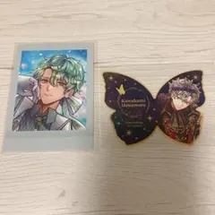 あくねこ　ハナマル　ハネムーン缶 あくねこ ハナマル ハネムーン缶 悪魔執事と黒い猫 キャラバッジ