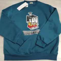 新品　アイーンマイクラ風　パロディトレーナー