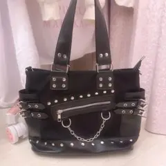 スタッズ トートバッグ