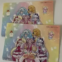 Hugっと！プリキュア　シール二枚セット　マクドナルド　ハッピーセット