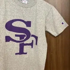 値下げ⭐️【新品・希少】ロフトマン別注　Champion SF ロゴTシャツ