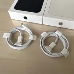 AppleライトニングケーブルUSB-C to Lightning 2個セット