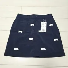 新品【サイズ2/L】JACK BUNNY ジャックバニー スカート 紺 リボン