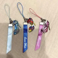 未使用☆ ディズニー ストラップ ラプンツェル  シンデレラ　白雪姫