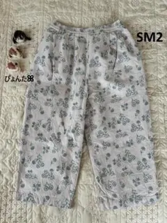 美品★総刺繍ストレートパンツ＊キナリ