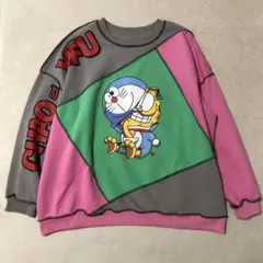 CHAO&YIFU 韓国古着　ドラエモン×ガーフィールド　グラフィック