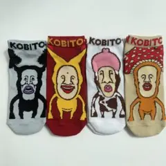 こびとづかん　レディースソックス　4足セット