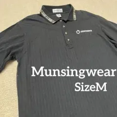 マンシングウェア 半袖 ポロシャツ ブラック メンズ サイズM