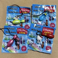 ROUND1（ラウンドワン）　 ハローキティ　ストラッピン　コラボストラップ