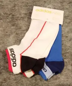 新品　adidas ソックス 3足セット 24-26cm