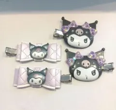 キャラクター ヘアクリップ 3個セット