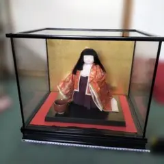 日本人形 ガラスケース入り 伝統工芸品 - メルカリ