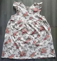 H&M 花柄 フリル ワンピース 92cm 子供夏服のサムネイル