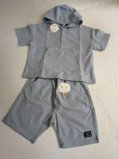 Samansa Mos2 Lagom 接触冷感 メッシュフード付き半袖T パンツ
