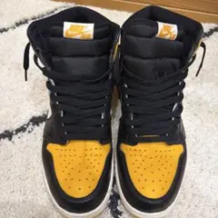 Nike Air Jordan 1 タクシー ハイカット ブラック/イエロー