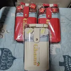 新品未開封★ロッテガーナチョコチャーム付き スマホショルダー ポーチ 3個セット