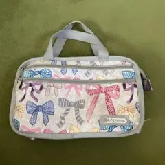 レスポートサック　バックインバック　LeSPORTSAC リボン柄　ポケット