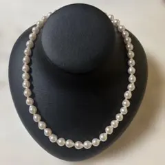 ホワイト天然真珠 ネックレス