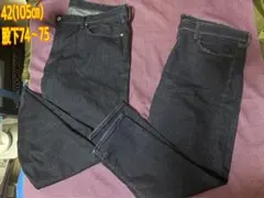 UNIQLO ユニクロ　デニム 42(105cm) 股下74〜75 2本セット