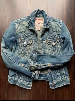 true religion super t デニムジャケット 鬼ひげ swag - メルカリ