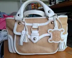 希少　CELINE ストロー カゴブギーバッグのサムネイル