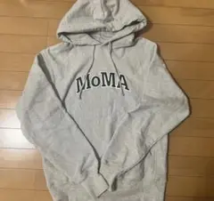 Champion MoMAロゴ パーカー Sサイズ グレー
