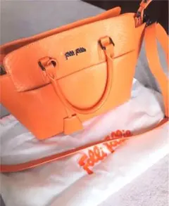 【folli follie】2WAY型押しトートバッグ【美品】